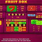 fruit box slot